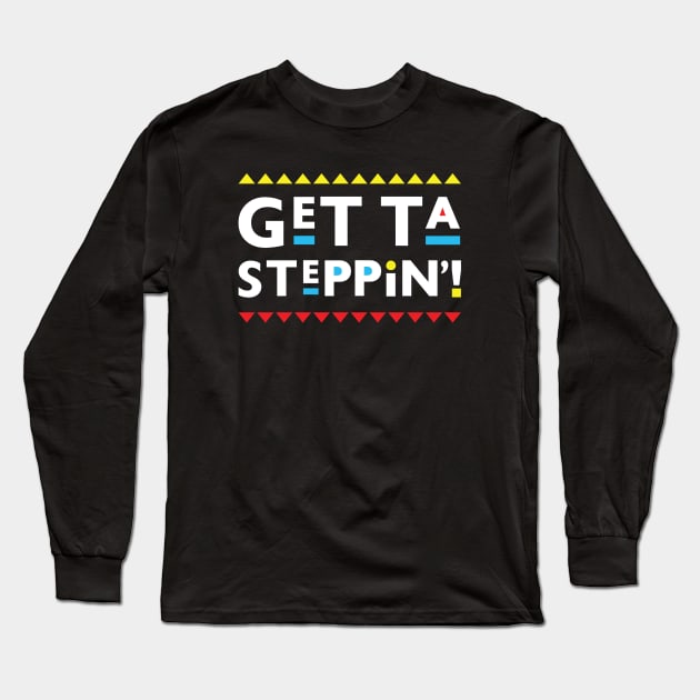 Martin-Get Ta Steppin! Long Sleeve T-Shirt by BlackActionTeesOnDemand